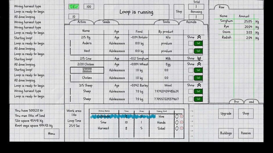 Farmer's Loop screenshot 1