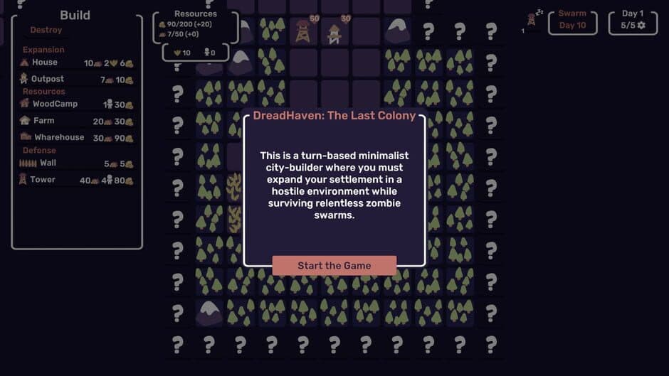 DreadHaven: The Last Colony screenshot 1