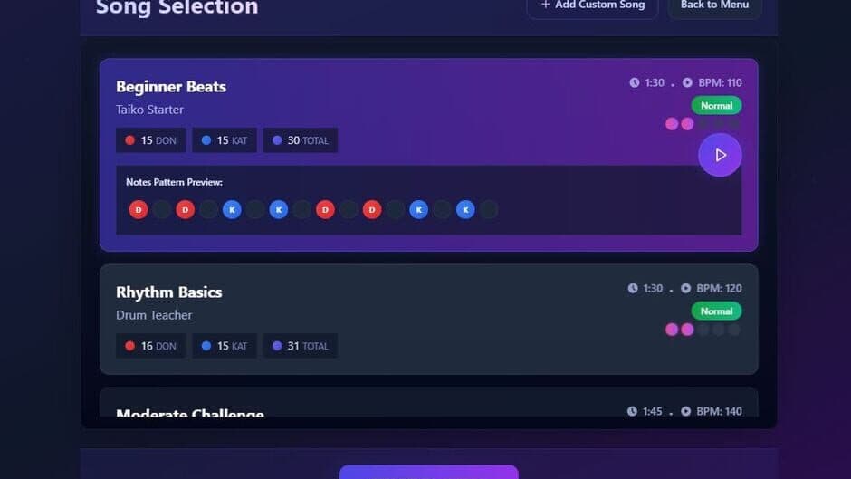 Taiko on the Web screenshot 1