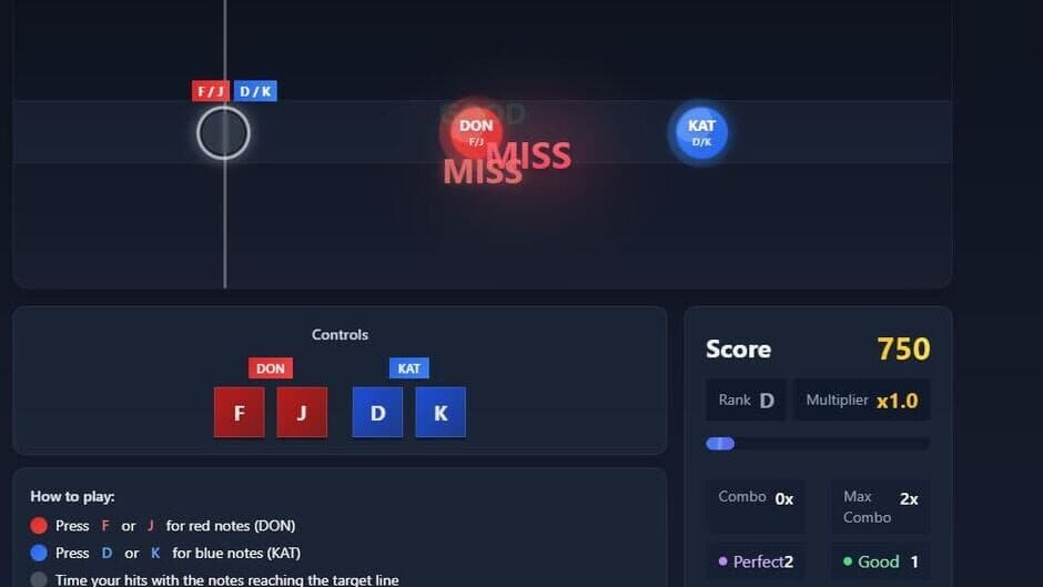 Taiko on the Web screenshot 2