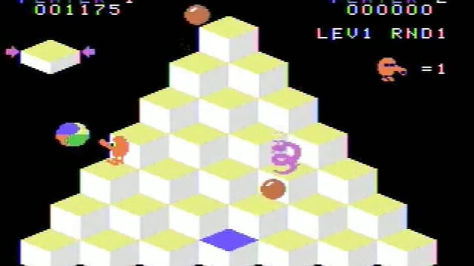 Q*bert screenshot 2