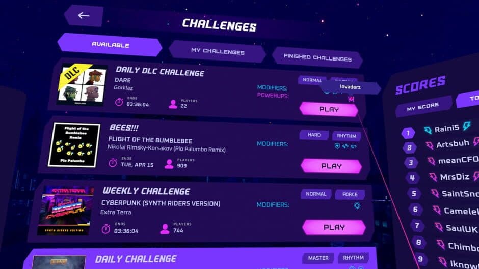 Synth Riders: Challenges+ Update screenshot 2