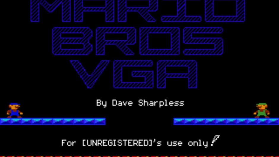 Mario Bros. VGA screenshot 1