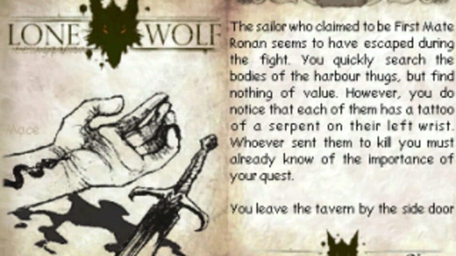 Lone Wolf DS II: Fire On The Water screenshot 2