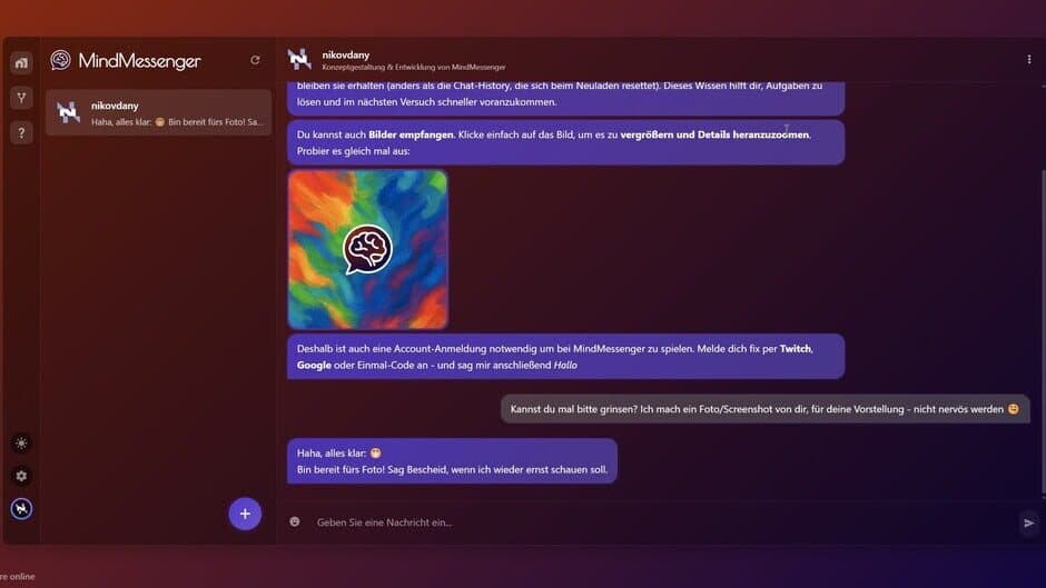 MindMessenger screenshot 1