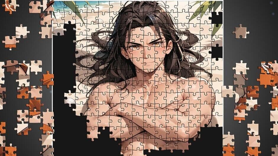 Hentai Puzzle: Muscular Guys screenshot 1