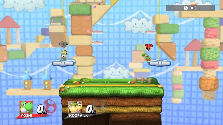 Super Smash Bros. for Wii U: Better Woolly World screenshot 2