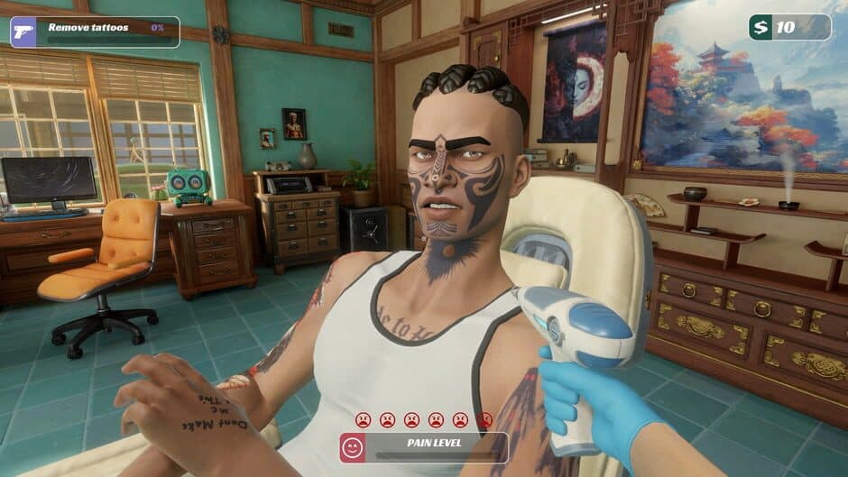 Tattoo Removal Simulator screenshot 1