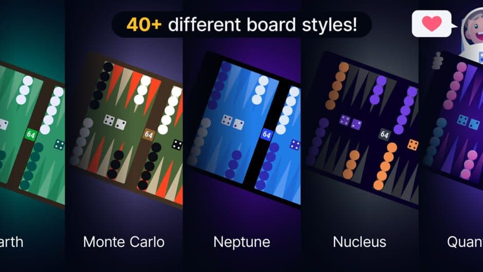 Backgammon Galaxy screenshot 2