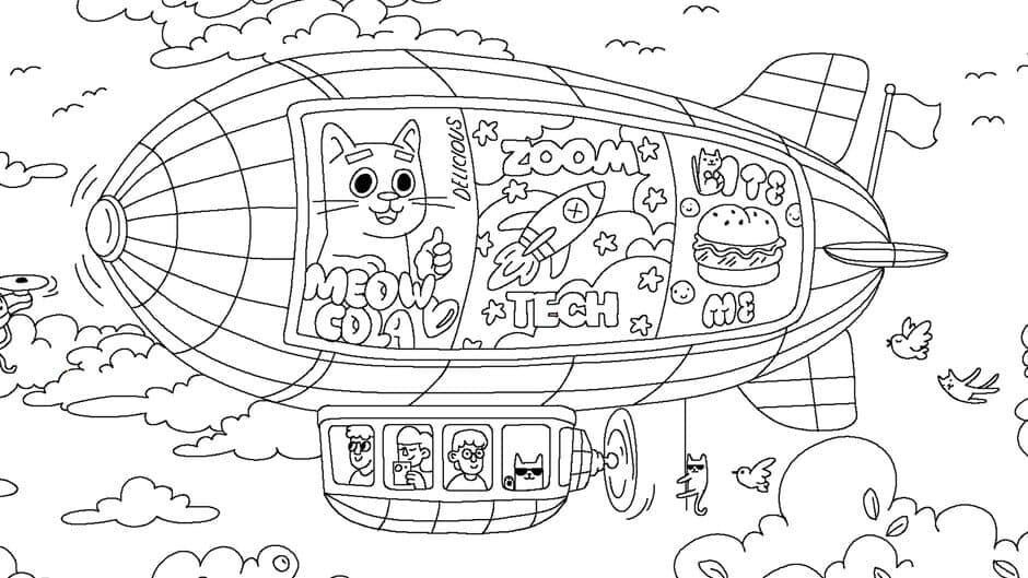 100 Cats Lost in World Find & Color screenshot 3