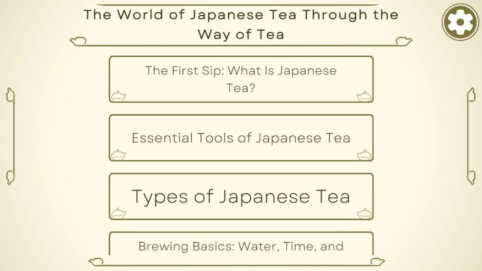 The World of Japanese Tea Through the Way of Tea screenshot 1