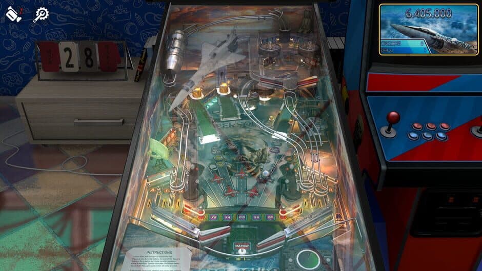 Zaccaria Pinball: Supersonic Deluxe Pinball Table screenshot 1