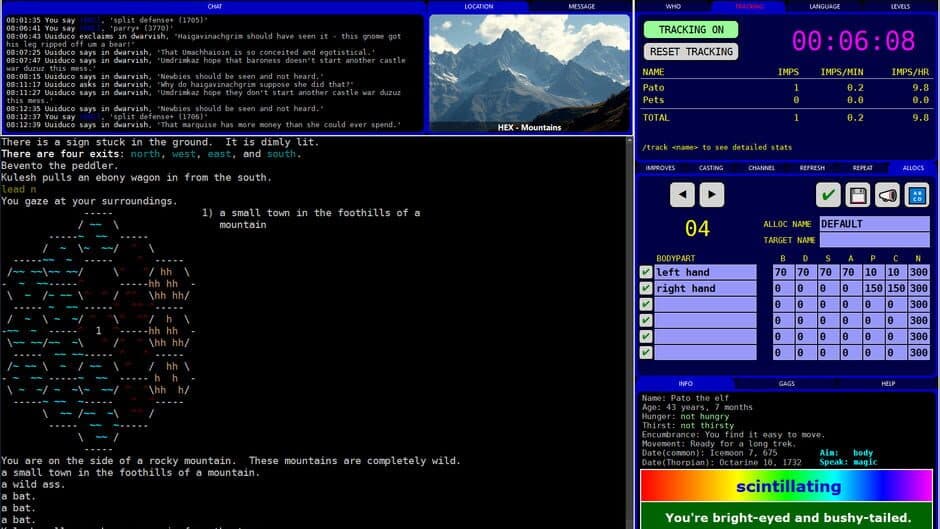 DartMUD: Lands of Ferdarchi screenshot 1