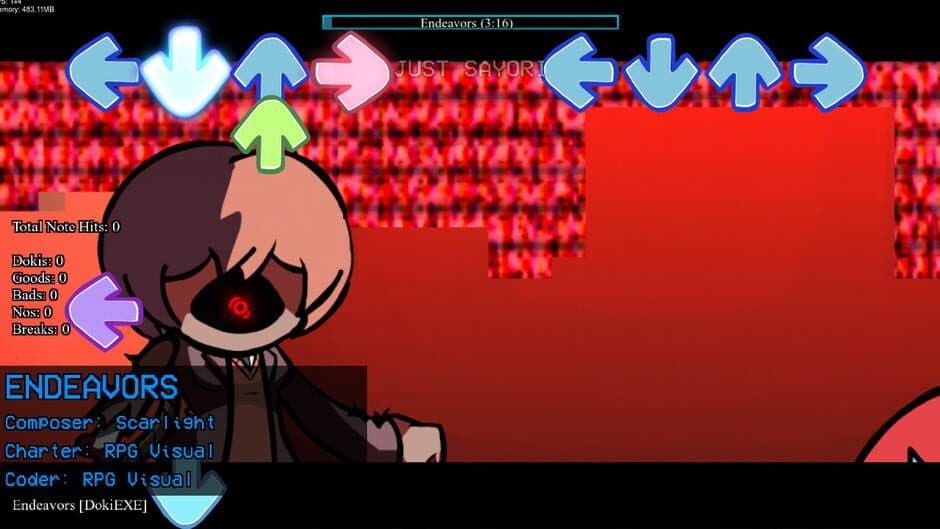 Friday Night Funkin': Just Sayori screenshot 2