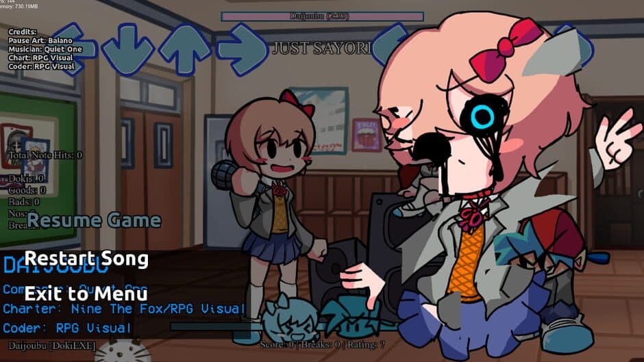 Friday Night Funkin': Just Sayori screenshot 3