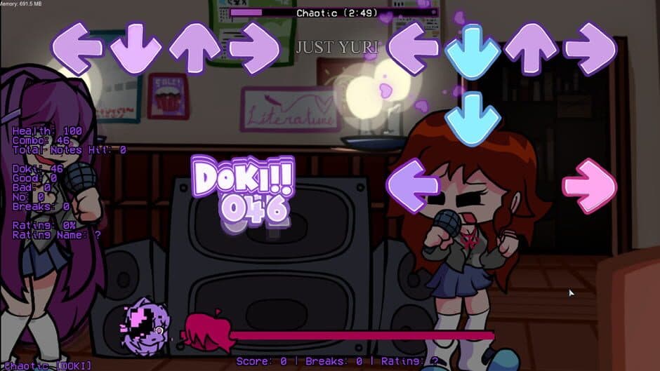 Friday Night Funkin': Just Yuri screenshot 2