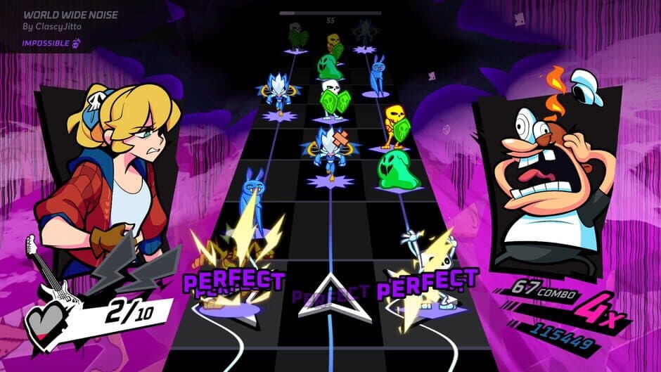 Rift of the NecroDancer: Pizza Tower - "World Wide Noise" screenshot 3