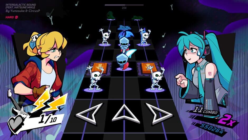 Rift of the NecroDancer: Hatsune Miku - "Intergalactic Bound" screenshot 3