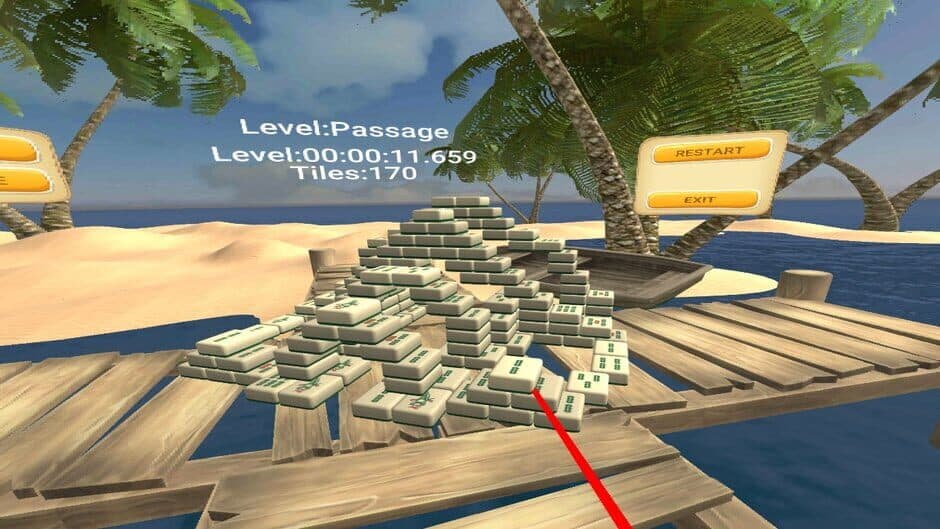 3D Mahjong Worlds screenshot 2