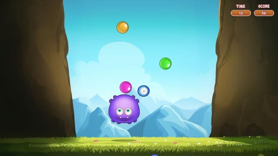 Hungry Monster Food Rain screenshot 2