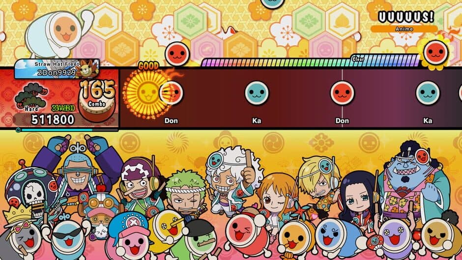Taiko no Tatsujin: Rhythm Festival - One Piece Anime 25th Anniversary Collab. Pack screenshot 1