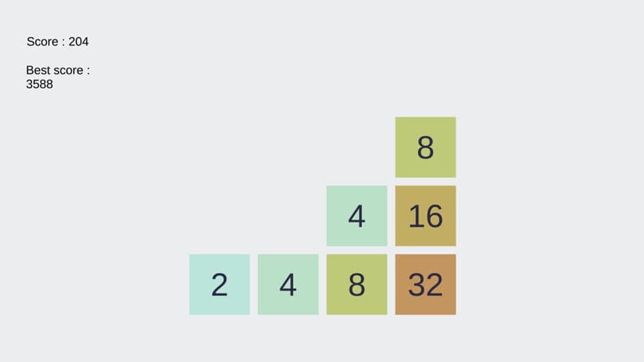 2048 screenshot 3