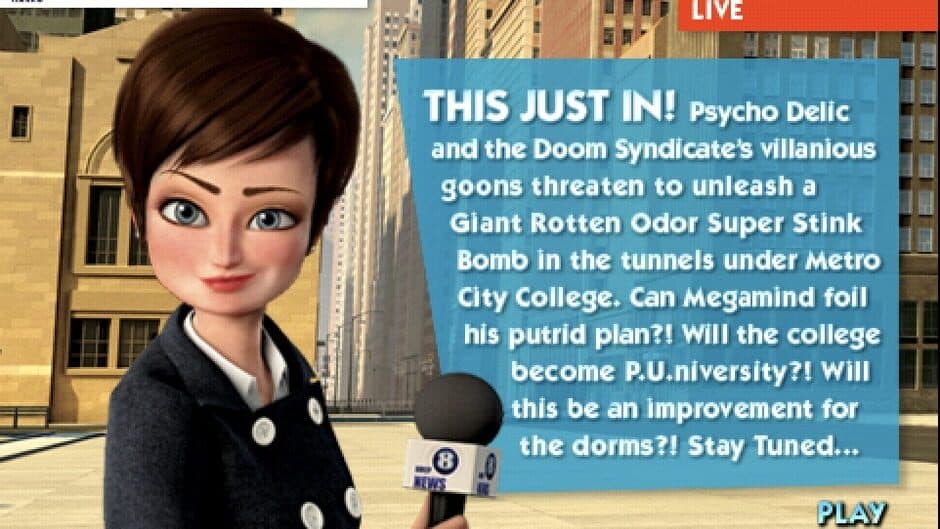 Megamind: Bad. Blue. Brilliant screenshot 1