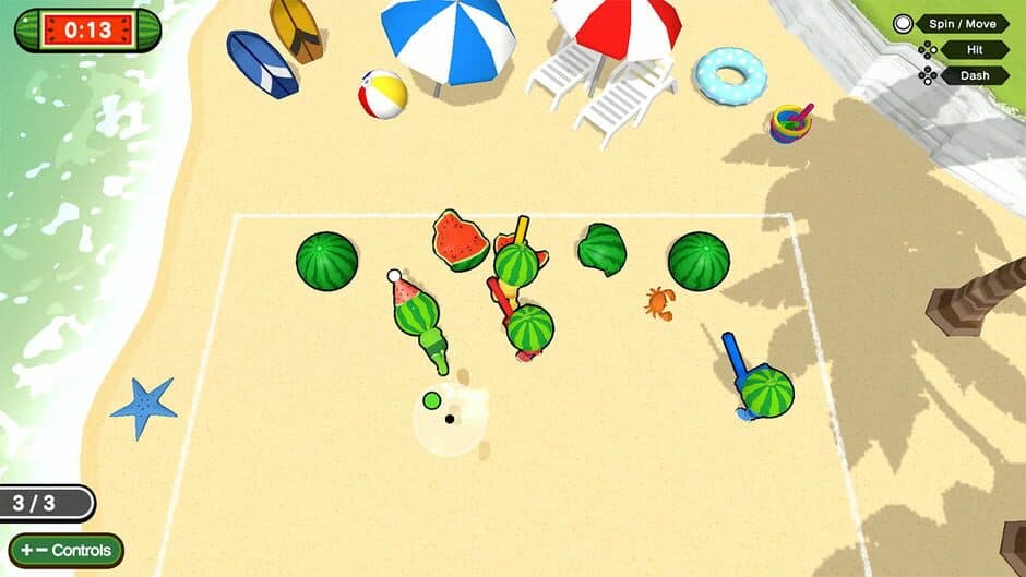 Hit! Spin! Watermelon Party screenshot 1