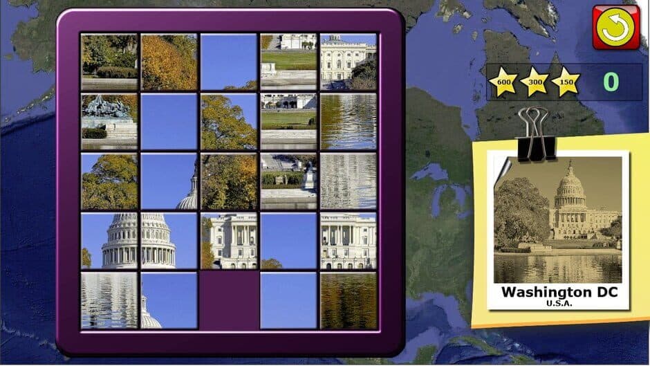 Kids Slide Puzzle World mystic squares 15 game screenshot 3