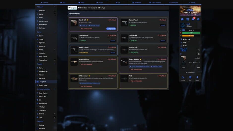 Mobsteria screenshot 3
