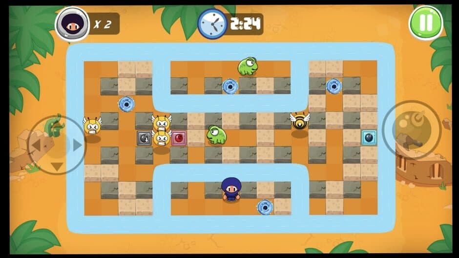 Ninja Boy Adventures: Bomberman Edition screenshot 3