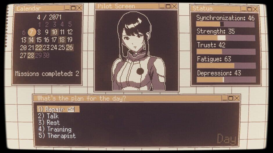 Valkyrie Iteration: Mecha Pilot Raising Pocket Simulator screenshot 1