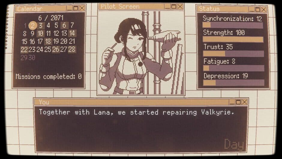 Valkyrie Iteration: Mecha Pilot Raising Pocket Simulator screenshot 2