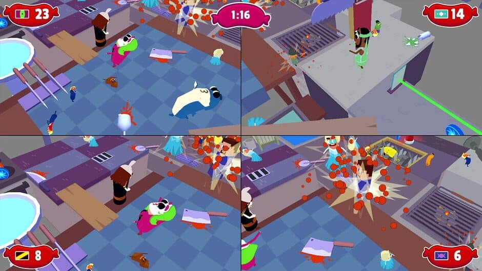 Sausage Wars: Laser Edition screenshot 1