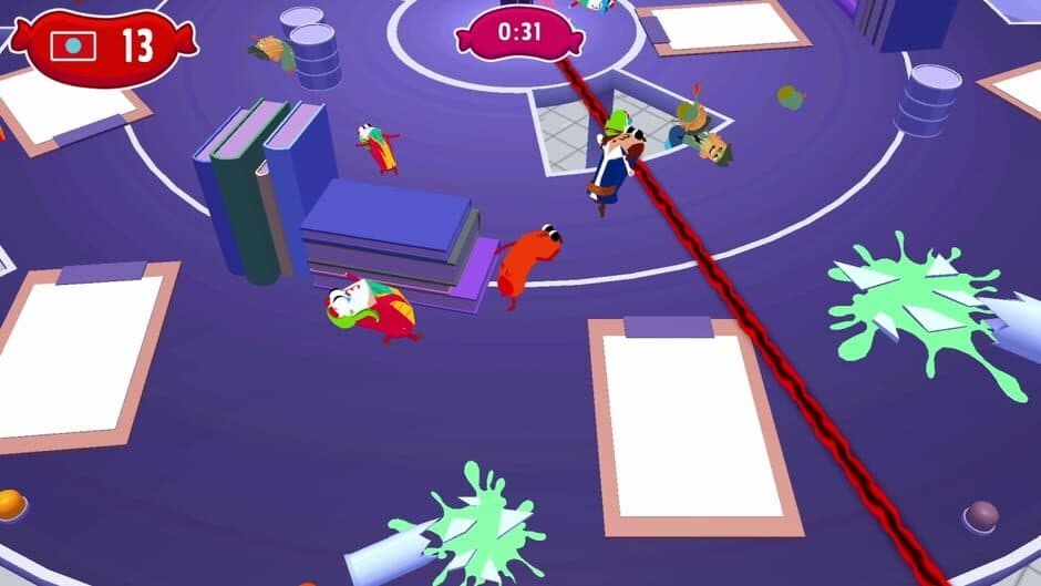 Sausage Wars: Laser Edition screenshot 2