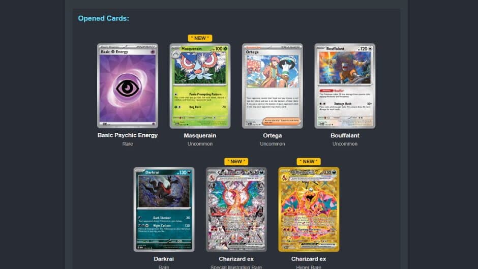 Unofficial Pokemon Trading Card Game screenshot 1