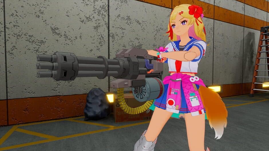 Full Metal Schoolgirl: Accessory - "Fox Tail" in 2 Color Varieties screenshot 1