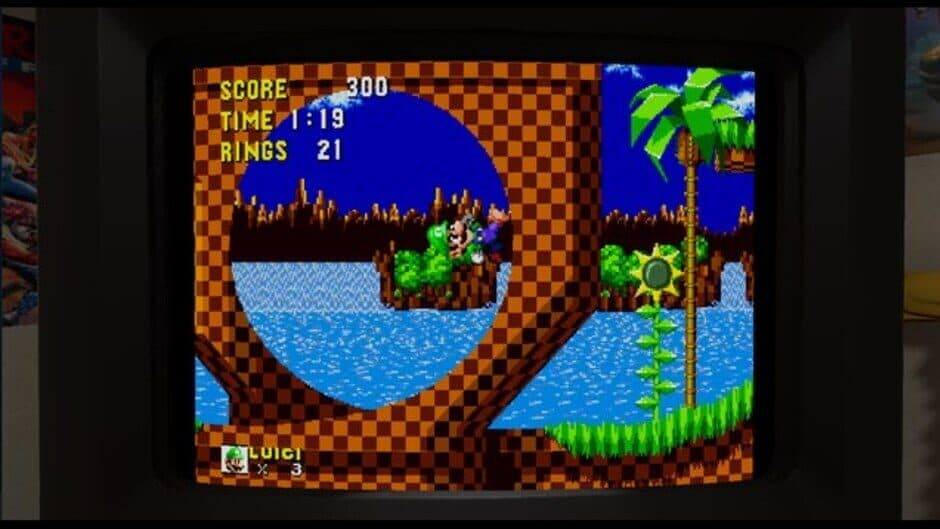 Luigi in Sonic the Hedgehog screenshot 3