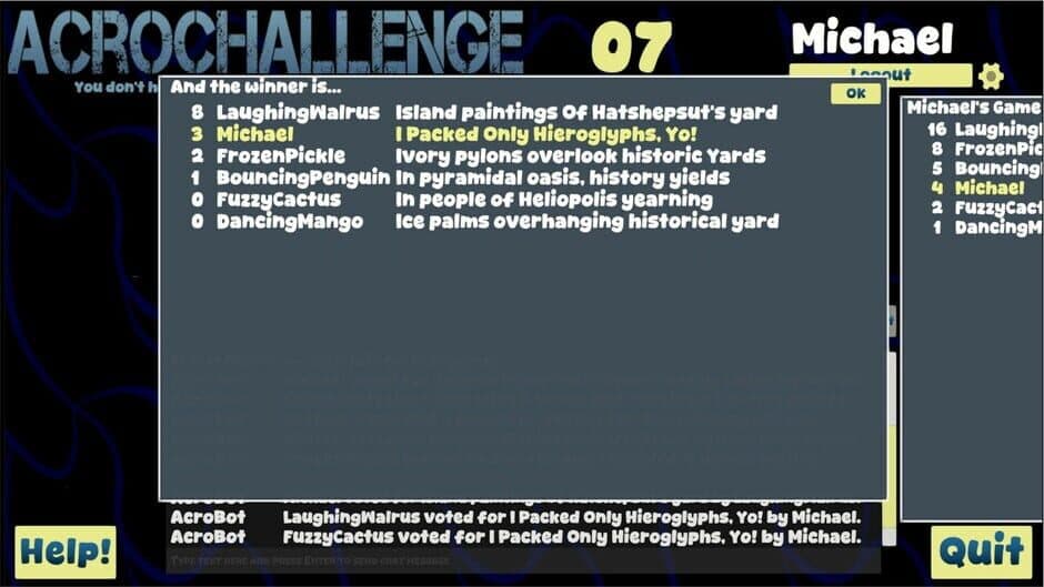 AcroChallenge screenshot 2