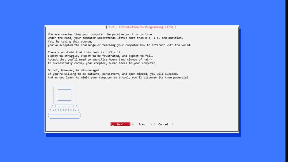 Learn Programming: Python - Retro screenshot 1