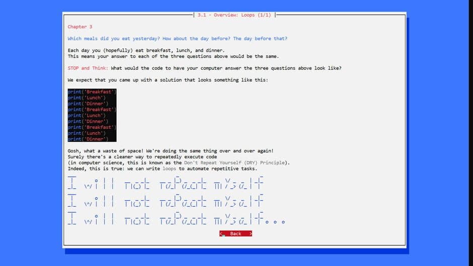 Learn Programming: Python - Retro screenshot 2