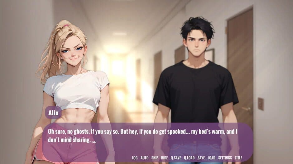 Help! My New Roommate Is a Hung Goth Futanari Ghost! screenshot 1