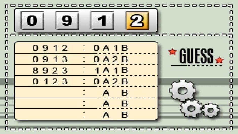 Bulls and Cows screenshot 3