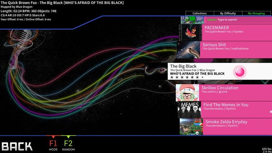 McOsu screenshot 4