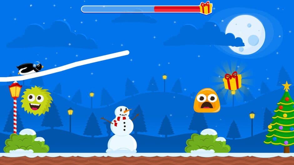 Christmas Adventure of Rocket Penguin screenshot 2
