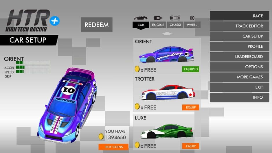 HTR+ Slot Car Simulation screenshot 1