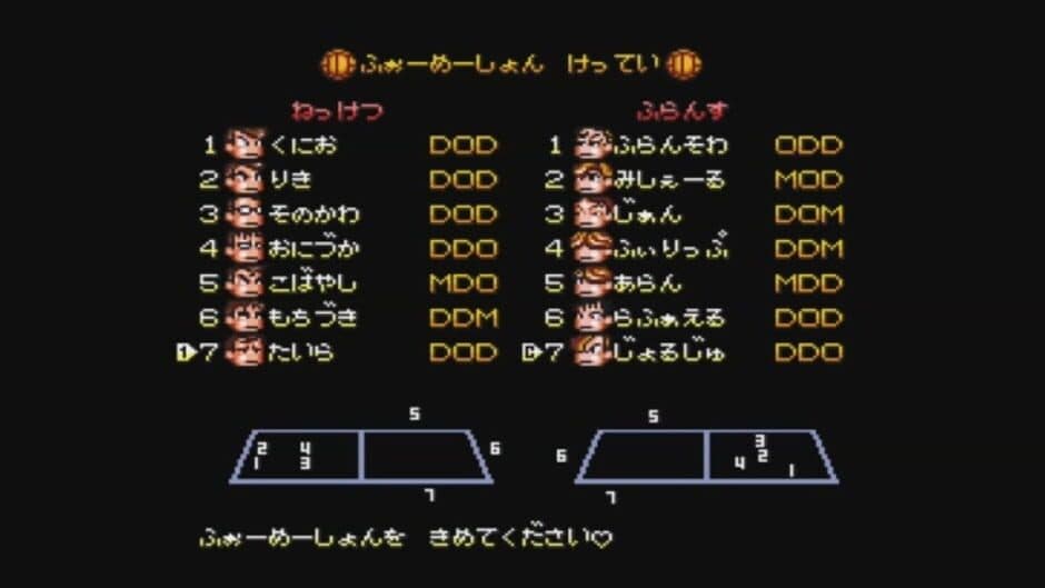 Kunio-kun no Dodgeball Da yo Zenin Shuugou!: Tournament Special screenshot 3