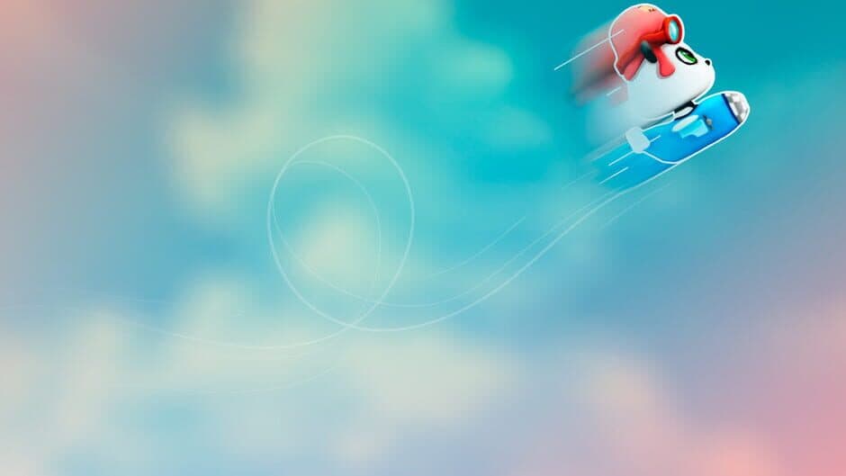 Panda in the clouds artwork 1