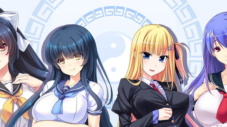 Pretty Girls Mahjong Solitaire: Blue artwork 1