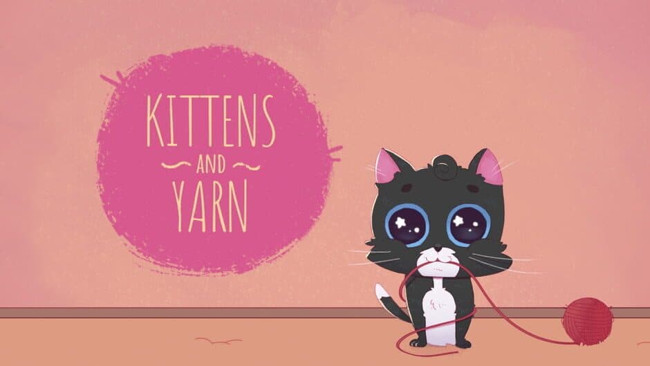 Kittens and Yarn artwork 1